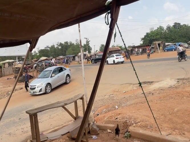 Daily life documented in developing Galadimawa market district