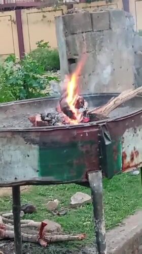 Evening leisure activities captured in Maiburiji, Nigeria