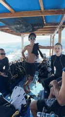 Divers prepare for underwater expedition in Indonesian waters