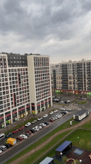 Apartment buildings documented in Russian residential district