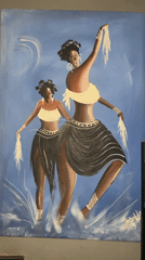 Nigerian resident documents daily life through paintings and objects