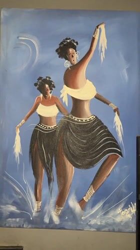 Nigerian resident documents daily life through paintings and objects