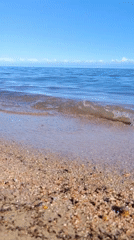 A quiet afternoon on the shores of Lake Issyk-Kul