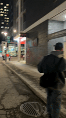 Late-night Montreal street scenes captured across downtown core