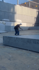 Skater mid-trick at a Barcelona skatepark