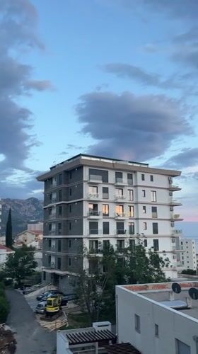 Multi-story buildings filmed in Boreti Montenegro residential area