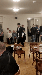Theatrical performance draws audience in Saint Petersburg indoor venue