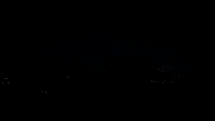 Lightning Storm Illuminates Night Sky Over Koh Phangan Thailand