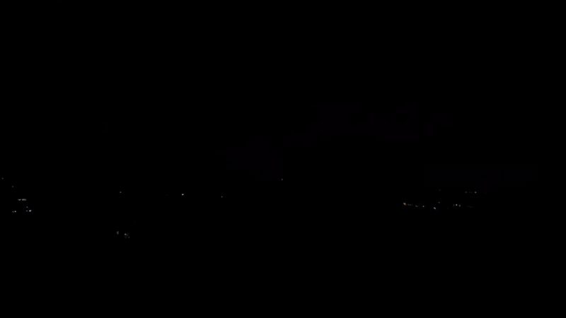 Lightning Storm Illuminates Night Sky Over Koh Phangan Thailand