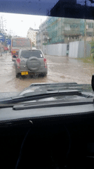 Street flooding documented in Dar es Salaam during morning commute