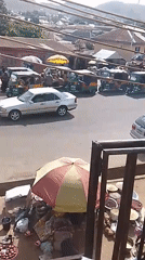Morning market activity captured in Gwong, Nigeria street scenes