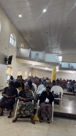 Church service draws diverse congregation in Jos, Nigeria