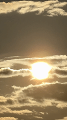 Sun breaks through clouds over Turkey afternoon sky