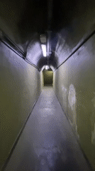 Buenos Aires subway tunnel journey documented by witness