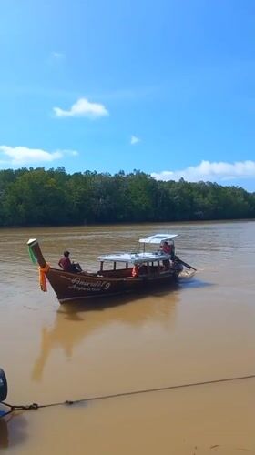 Tourist activity recorded at Ao Phang-Nga National Park Thailand