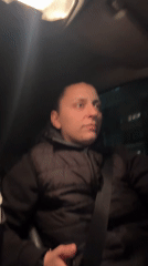 Evening drive with music captured in Sofia Bulgaria