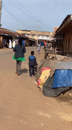 Daily life on Nigerian streets in Jos and Gura Top