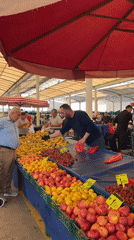 Routine market activity documented in Alanya, Turkey