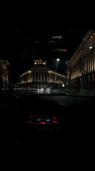 Night view of illuminated government building captured in Sofia
