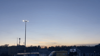 Evening shopping center activities documented across multiple locations