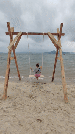 Beach activities captured in Bai Chay Ward, Vietnam