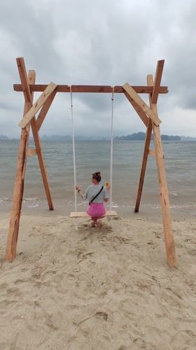 Beach activities captured in Bai Chay Ward, Vietnam