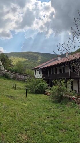 Morning visit recorded at Bulgarian monastery in Belimel