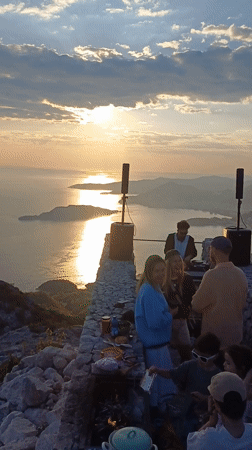 Sunset DJ gathering draws crowd to Montenegro clifftop