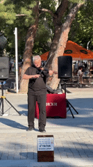 Summer afternoon unfolds along Gelendzhik Bay waterfront promenade