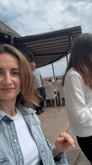 Women gather for social meal at Ukrainian restaurant