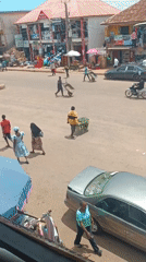 Ordinary street life documented in Bukuru Nigeria commercial district