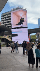 Morning pedestrian activity recorded in Kuala Lumpur shopping district