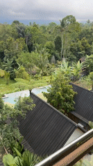 Morning scenes captured in tropical Baturiti, Indonesia