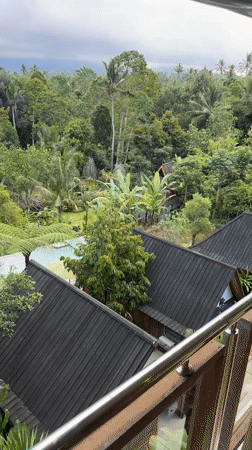 Morning scenes captured in tropical Baturiti, Indonesia