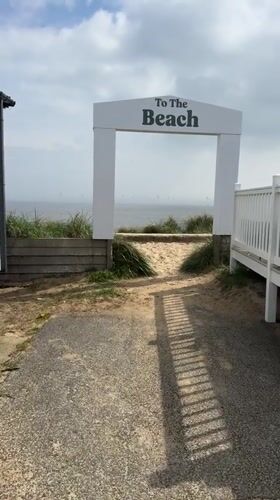 Beach access path documented in Great Yarmouth