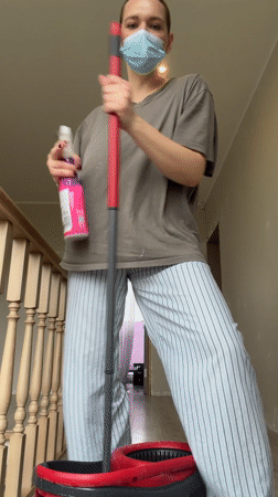 Routine cleaning and digital message observed in Dreiliņi