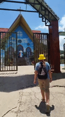 Catholic church and village life in K'Rèn, Vietnam