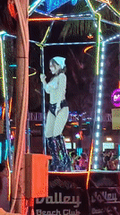 Woman performs dance routine at Valley Beach Club Vietnam