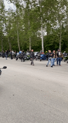 Motorcycle gathering draws dozens of riders in Pleven, Bulgaria