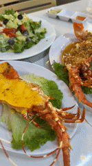 Lobster lunch documented at Phú Quốc restaurant