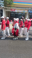 Street parade fills Sleman with bands and elaborate costumes
