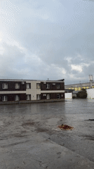 Rainy afternoon industrial activity documented across Perm, Russia