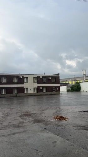 Rainy afternoon industrial activity documented across Perm, Russia