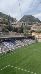 Cable car ride offers stadium, coastal views in Taormina