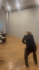 Family pillow fight captured in Abkhazia home