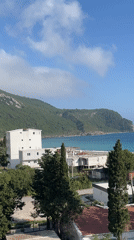 Coastal views documented in Čanj, Montenegro