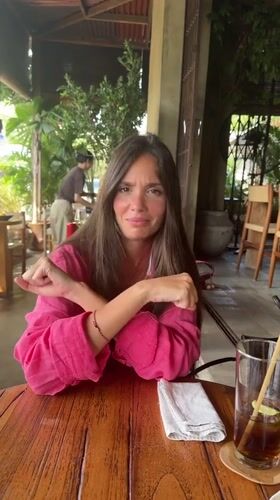 Casual moment at an outdoor restaurant in Kuta Selatan