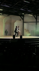 Nighttime dance performance draws audience in El Tirano, Venezuela