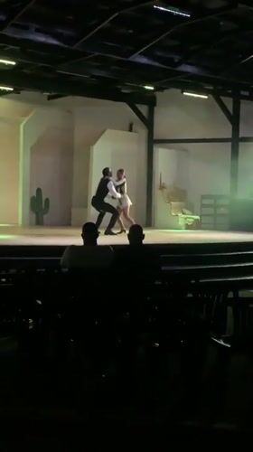 Nighttime dance performance draws audience in El Tirano, Venezuela