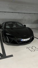 McLaren sports car spotted in Warsaw parking garage